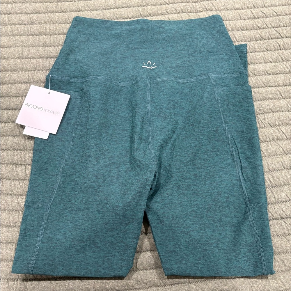 NWT Beyond Yoga Spacedye Caught In The Midi High Waisted Legging Green Size Med - Picture 5 of 6
